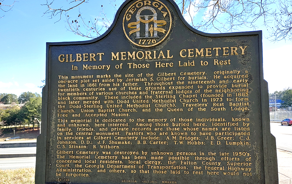 Gilbert Memorial Cemetery, Atlanta, Georgia