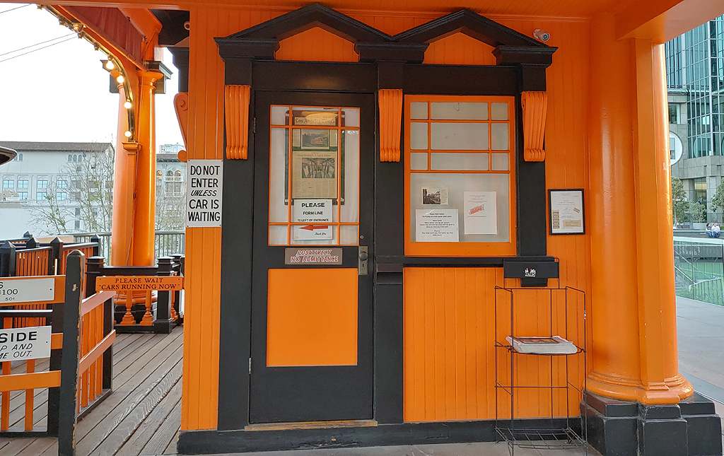 Angels Flight Railway, Los Angeles, by Laurie Stevens