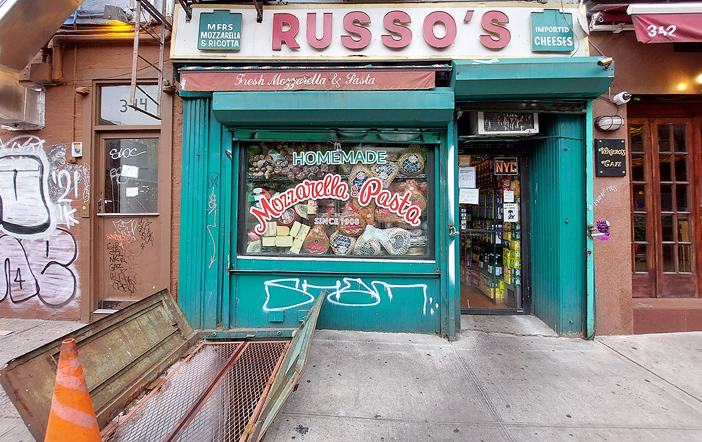 Russo's, East 11th St, between 1st Ave and 2nd Ave, New York City