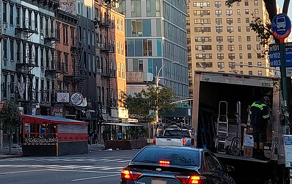 East Village, Third Ave between 12th and 13th streets, New York City
