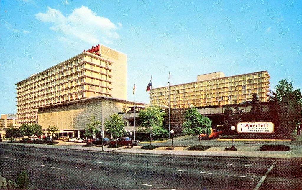 Atlanta Marriott Motor Hotel, postcard, Atlanta, GA