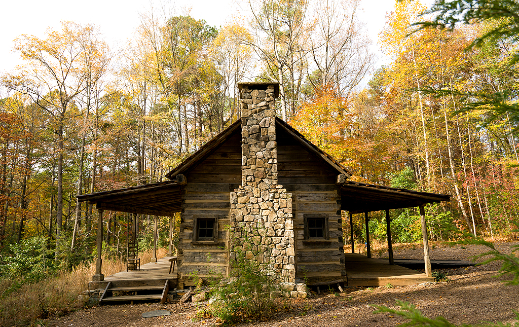 Atlanta History Center's Wood Cabin